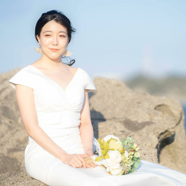 楽天市場 前撮り ウェディングドレス 白 ナチュラル 背中開き ホワイト ロング 花嫁 結婚式 主役 ドレス 新婦 1 5次会 二次会 ドレス かわいい 人気 海外デザイン 可愛い フォトウエディング セルフ撮り おすすめ 背中あき セクシー シンプル お洒落 おしゃれ フェミニン