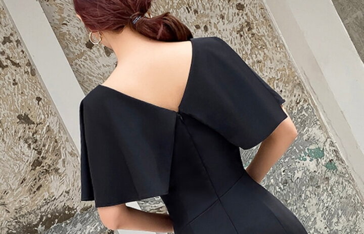 楽天市場】結婚式母親ドレス マザーズドレス ブラックドレス ロング丈 