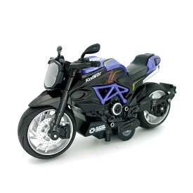 子供用おもちゃ オートバイ - 1:12スケール オートバイおもちゃ 音と光付き オートバイのおもちゃ 3-12歳の男の子向け (ブルー)