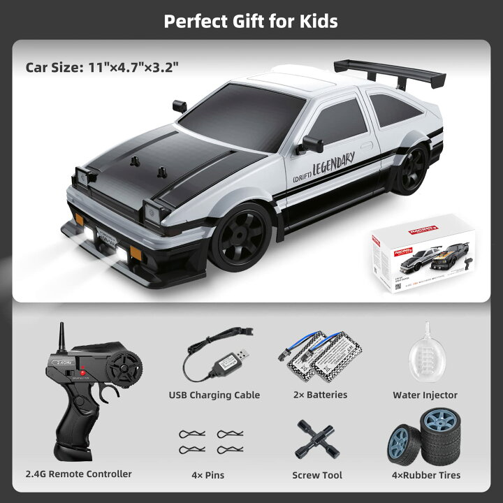 楽天市場】RC ドリフトカー 2.4GHz 1:16スケール 4WD 高速リモート 