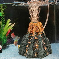 アクアリウム オブジェ 火山 樹脂 飾り 魚の隠れ家 造景置物 軽量 持ち運び便利 おしゃれ 人気 多機能 爬…