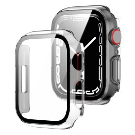 改進版 Apple Watch 用ケース 41mm 45mm Apple Watch 7 ガラスフィルム 一体型 アップルウォッチ 7 45mm 保護カバー apple watch 用 カバー アップルウォッチ ケース Apple Watch Seri