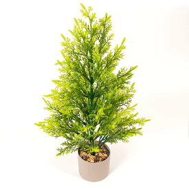 クリスマスツリー 卓上 観葉植物 フェイクグリーン 松 48cm 緑 2個セット