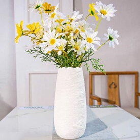 かびん フラワーベース ホワイト白 セラミック 陶器 花瓶 北欧 日本 花瓶 フラワーポット花器 ホワイト北欧陶器 アンティーク風 大