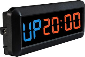 スポーツタイマー デジタル 得点板 トレーニング タイマー ストップウォッチ 多機能 インターバル ジム フィットネス 教室 自宅 Led 壁掛け クロック リモコン