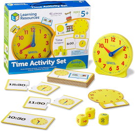 ラーニングリソーシズ 算数教材 学習時計 時計アクティビティセット 知育玩具　学習玩具 　おもちゃ