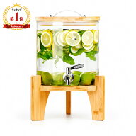 【楽天1位 6冠達成中！】ドリンクサーバー ガラス 蛇口付き 大容量 1.5L/2.5L/4L/5L ドリンクディスペン…