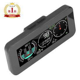 【楽天1位】車用スロープメーター 車両傾斜計 車載HUDメーター 勾配計 HUD 車傾斜角度バランサー スロープゲージインジケーター メーターレベルチルトゲージ 角度計 バランサー クロカン用 チルトメーター レベルグラデーションファインダーツール