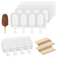 【フタ付き】【楽天1位】アイスクリーム 型 製氷皿 DIY かわいい氷 アイストレー シリコン アイスキャン…