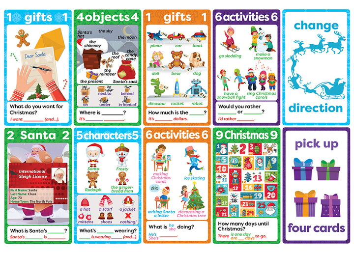 メーカー直売 Ago Christmas 2nd Edition クリスマス 英語 カードゲーム 第2版 送料無料 幼児英語 知育 幼児 子供 児童 誕生日 プチプレゼント ギフト