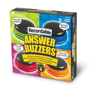 Recordable Answer Buzzers AT[uU[ ^\i4Zbgj m炨 NCY {^ Q[オ uU[  {^ mߋ Learning Resources p[eB[ ObY wK 