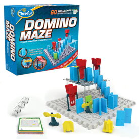 ドミノ・メイズ Domino Maze ThinkFun 正規販売店 知育おもちゃ 脳トレ 頭がよくなる ゲーム 重力を利用 立体 パズル ボールを落とす 頭を使う 問題解決 空間能力 脳のトレーニング 学習 自宅学習 教育