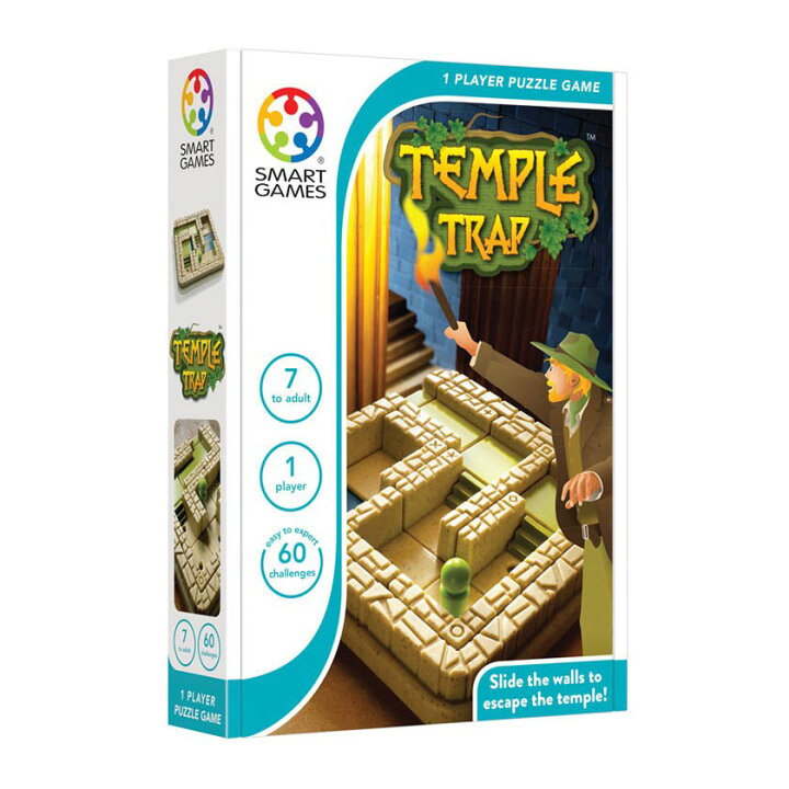 楽天市場 Temple Trap 迷宮トラップ 日本語解説書 遊び方付き 正規品 Smrt Games 知育 立体迷路 思考力 ゲーム 知育玩具 おもちゃ ボードゲーム 小学生 中学生 男の子 女の子 子供 高学年 ブロック パズル ゲーム 英語伝 Eigoden