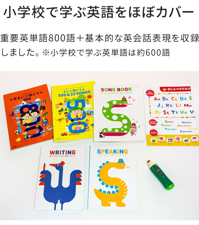 楽天市場 特典付 ペンがおしゃべり えいご絵じてんプレミアムセット 三訂版 旺文社 正規販売店 英語 子ども 幼児英語 子供英語 知育おもちゃ タッチペン 絵本 セット 英語歌 幼児 子供 小学生 おもちゃ 英語教材 絵 辞典 ペン 歌 小学 保育園 プレゼント ギフト