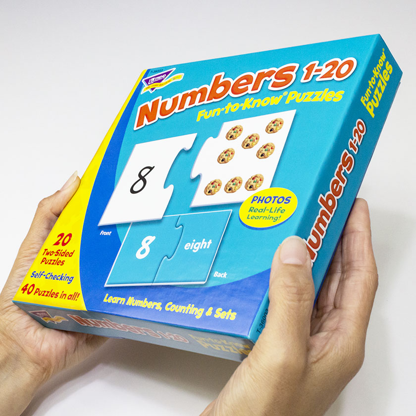 【楽天市場】パズル Trend Fun to Know Puzzles Numbers 1-20