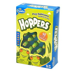 ボードゲーム ThinkFun Hoppers 【正規輸入品】 シンクファン ホッパーズ 知育 思考力 ゲーム 知育玩具 おもちゃ 男の子 女の子 ペグソリティア ゲーム 英語学習 自宅学習 教育