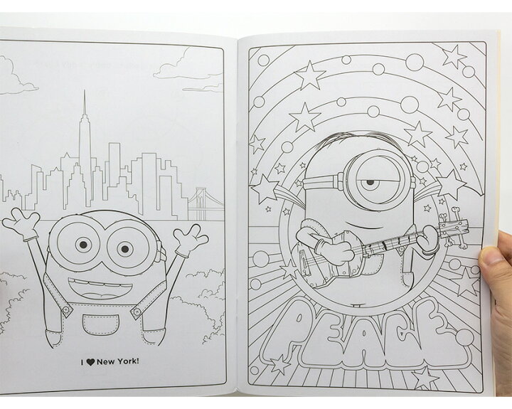 楽天市場 アウトレット ミニオンズ ぬりえ Minions Colouring And Activity Book 洋書 送料無料 バーゲンブック ミノオンズ 怪盗グルーのミニオン大脱走 塗り絵 知育 幼児 小学生 おもちゃ 絵本 英語伝 Eigoden
