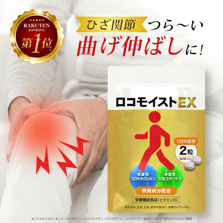 楽天市場】【全品20％OFFクーポン発行中】プロテオグリカン 非変性II型 