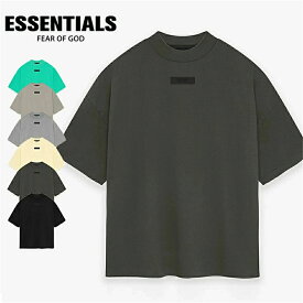「期間限定セール」エッセンシャルズ ESSENTIALS 大きいサイズ半袖シャツ Tシャツ ゆったり オーバーサイズ 薄手 オシャレ 夏T-shirt メンズ レディース カッコイイ通気性 ファッシュ 半袖 男女兼用 6colors