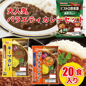 丸大食品 バラエティカレーセット 20食入り（1食あたり162円）カレーライス キーマカレー バターチキンカレー レトルトカレー レトルト食品 レトルト レトルトパウチ