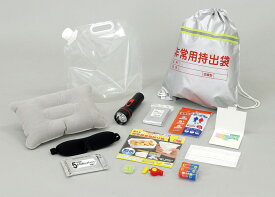 簡易防災15点セット 非常持ち出し袋付 救助 災害 避難用 バッグ Artec