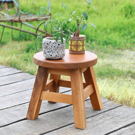 木製スツール プレーン 天然木 インテリアウッド ファニチャー アカシア 円座 椅子
