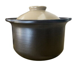 ガス火専用 おいしいごはんや讃（さん） 三合炊き リビング 陶器の炊飯鍋 1～3合炊 二重蓋
