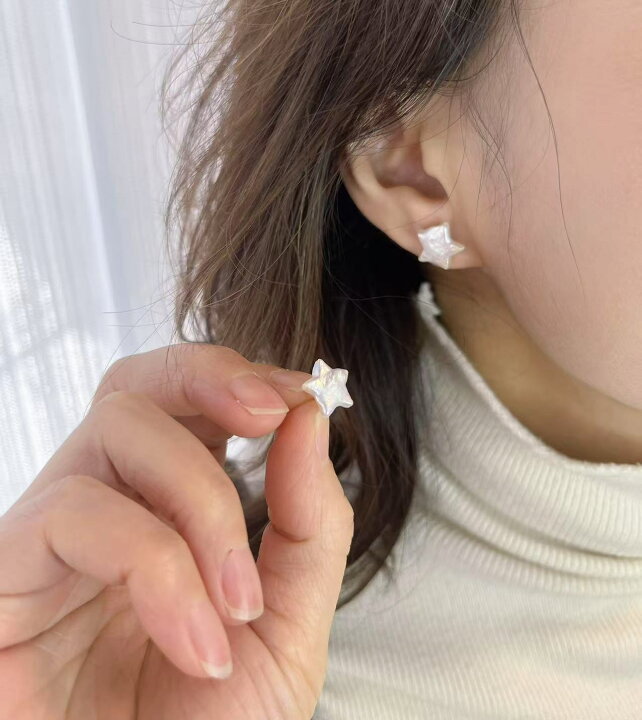 楽天市場】ピアス 金属アレルギー バロックパール ピアス 天然パール 