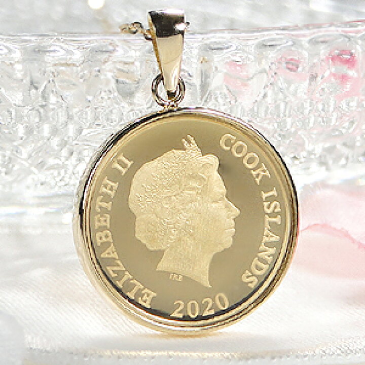 楽天市場】純金 K24 マウス 子年コインネックレス 1/20oz ガラス付 