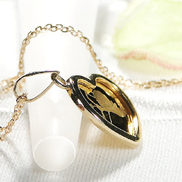 楽天市場】純金 K24/K18 2022 キューピット ハートコインネックレス  