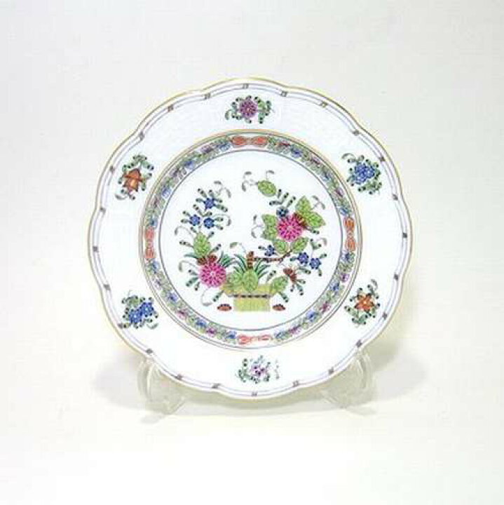 楽天市場】ヘレンド インドの華多彩色 FD 12cmプレート 512 : 輸入洋食 