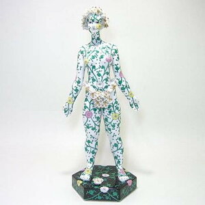 ヘレンド・カーニバルフィギュア シノワズリ菊花蔓草文 レディー SBC15009 H32cm 特別記念ロゴ