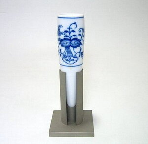 マイセン ブルーオニオン 800201 ベース 一輪挿し 50114 卓上 花瓶