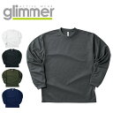 長袖　Tシャツ　メンズ　無地Glimmer　ドライ　吸汗 速乾UPF30 4.4oz DRYサイズS、M、L、LL