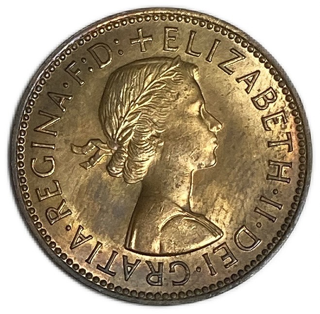 楽天市場】イギリス貨幣 ハーフペニー 青銅貨 1961年～1970年 年代