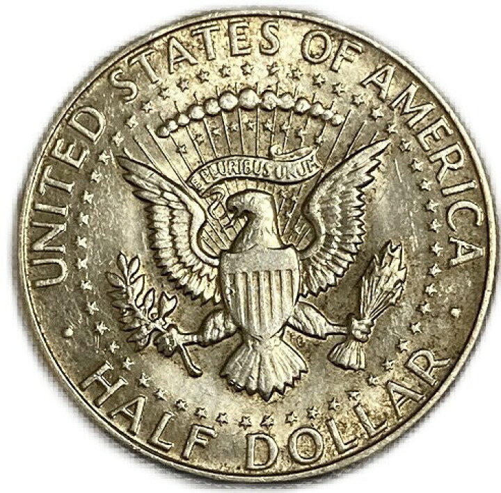 楽天市場】アメリカ銀貨 ケネディ 50セント 1968年 ハーフダラー XF 