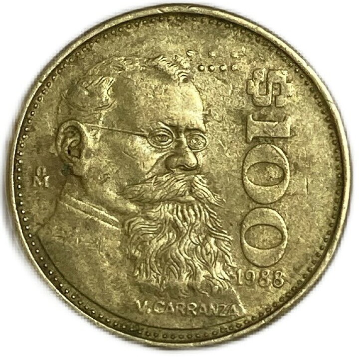 楽天市場】メキシコ 貨幣 100ペソ 年代ランダム VF 外国 硬貨 コイン 