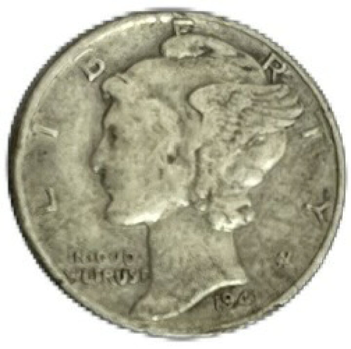 楽天市場】アメリカ銀貨 10セント銀貨 ダイム銀貨 美品～並品 1916年 