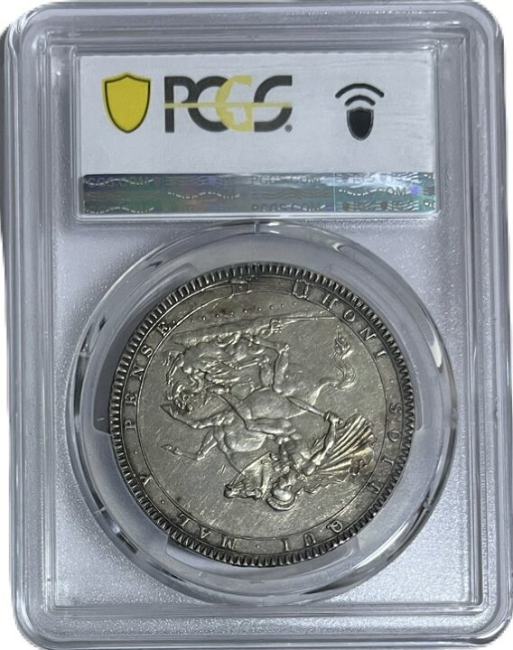 楽天市場】PCGS鑑定 大型クラウン銀貨 1818年 AU53 準未使用～極美品 