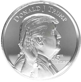 アメリカ ドナルドトランプ 大統領 ホワイトハウス 45th 純銀 1オンス（31.1g） 銀メダル 銀999 未使用 外国 メダル プラケース付き