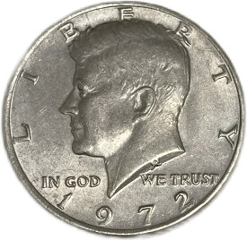アメリカ硬貨 50セント硬貨 白銅貨 ハーフダラー 1971年〜1974年 1977年以降 XF 外国 硬貨 コイン アンティークコイン アクセサリー 材料 パーツ クラフト コンチョ