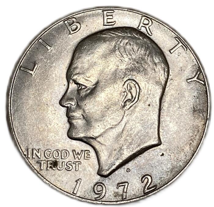 アメリカ硬貨 1ダラー 白銅貨 美品 1971〜1978年 アイゼンハワー  外国 コイン 硬貨 アンティークコイン コンチョ アクセサリー 材料