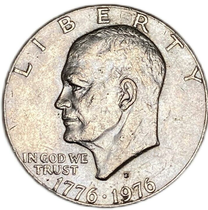 楽天市場】アメリカ硬貨 1ダラー 200周年記念貨幣 【1776～1976年】 白 