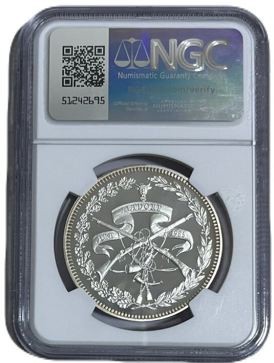 楽天市場】スイス 射撃祭 50フラン 記念銀貨 1985年 プルーフ PF68 NGC 