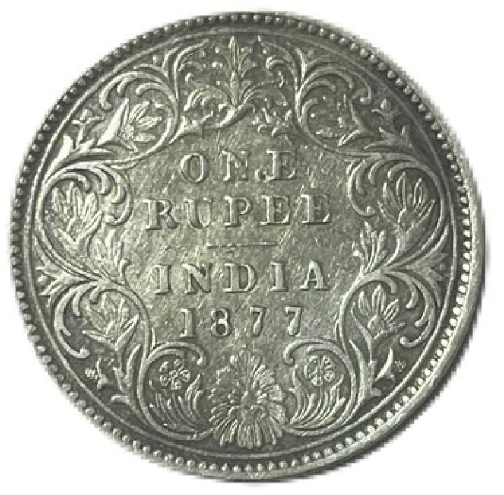 楽天市場】銀貨 イギリス領 インド帝国 1ルピー 年代ランダム VF India 