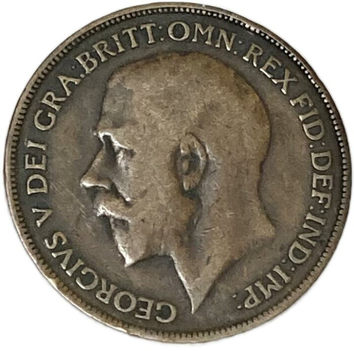楽天市場】イギリス貨幣 1ペニー 青銅貨 ジョージ5世 ブリタニア 美品 