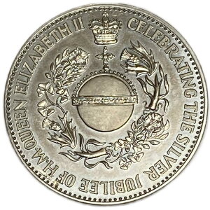 GUxX Vo[Wr[ 25NLORC LO_ SOUVENIR MEDAL SILVER JUBILEE vP[Xt