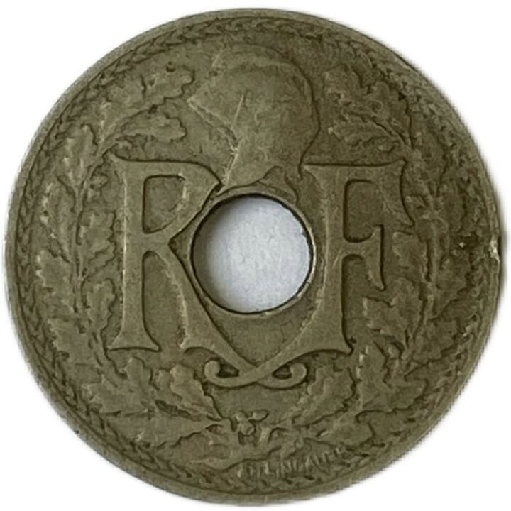 楽天市場】フランス貨幣 5サンチーム 1920年 美品 アンティークコイン 
