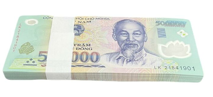 楽天市場】【鑑定書付き】 ベトナム 500,000 ドン 【連番】100枚束  