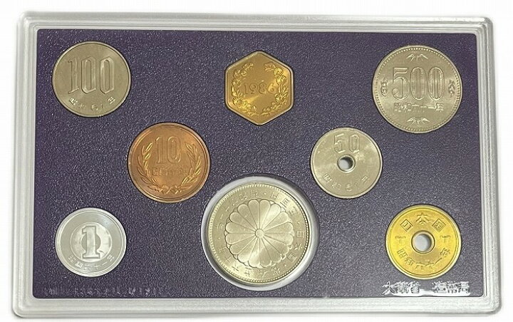 楽天市場】貨幣セット 天皇陛下御在位60年記念500円白銅貨幣入り 未  